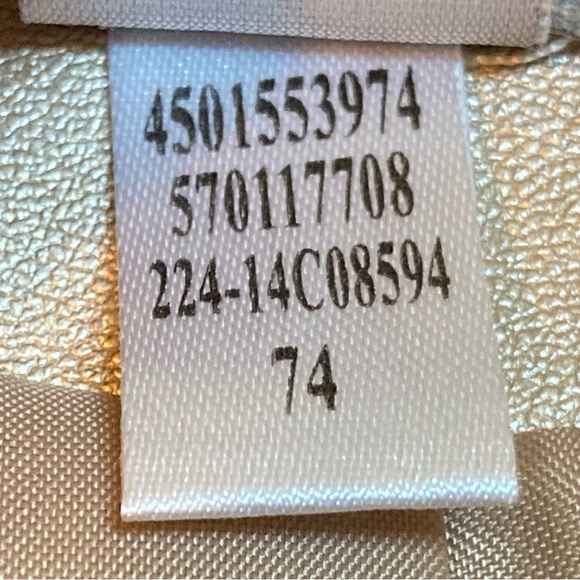 CHICO'S Olive Vest with Gold Shimmer - Picture 5 of 6